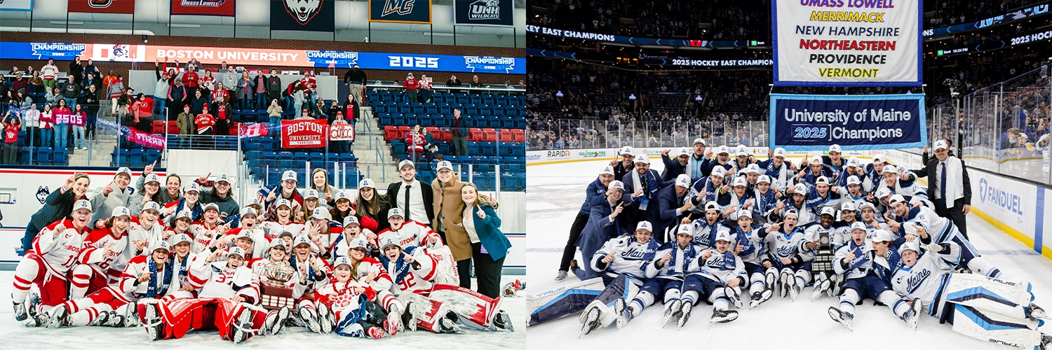 Hockey East's banner