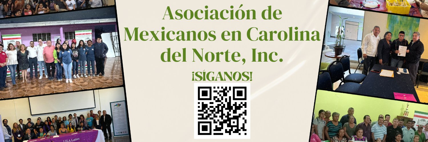 Association of Mexicans in North Carolina, Inc banner