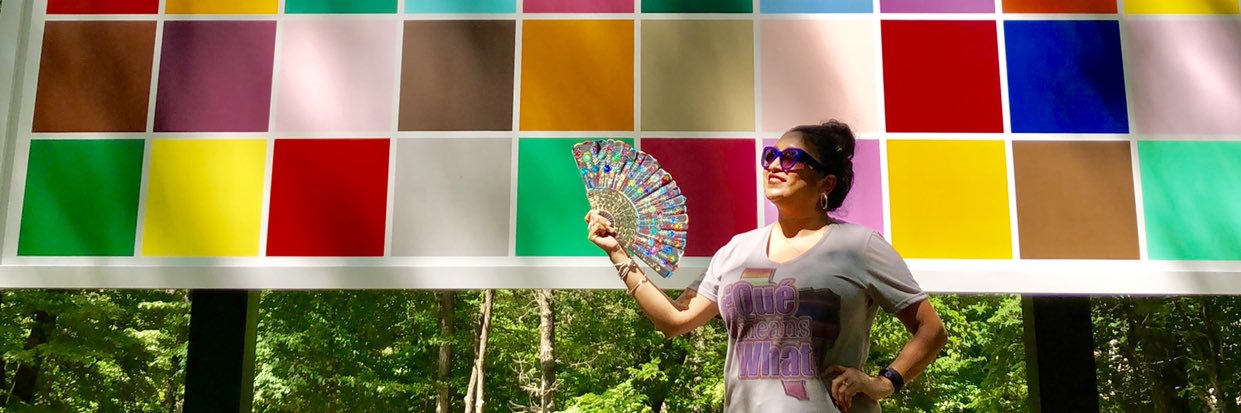 Melanie @QuéMeansWhat #LatinasWhoLead 💜#SXSW banner