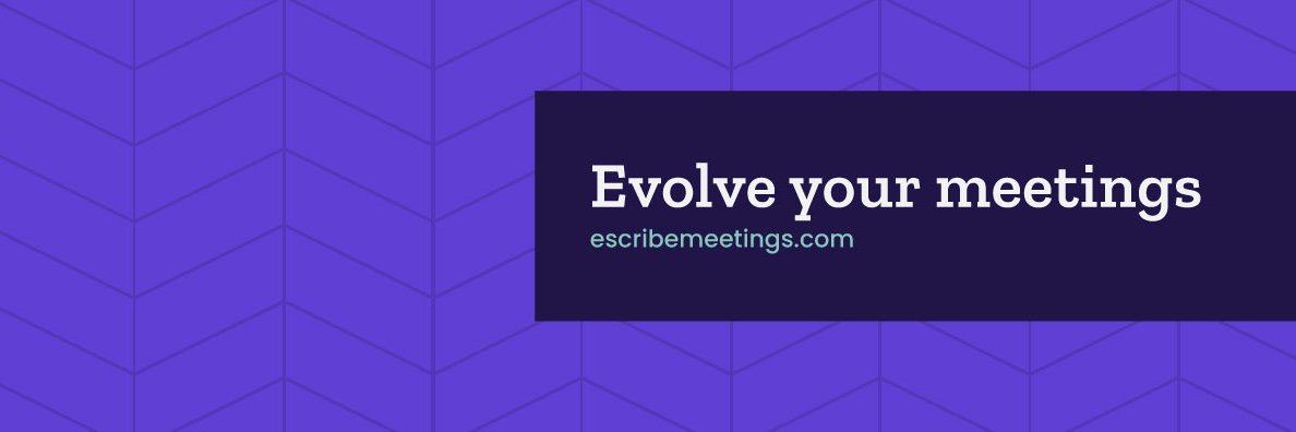 eScribe Software banner