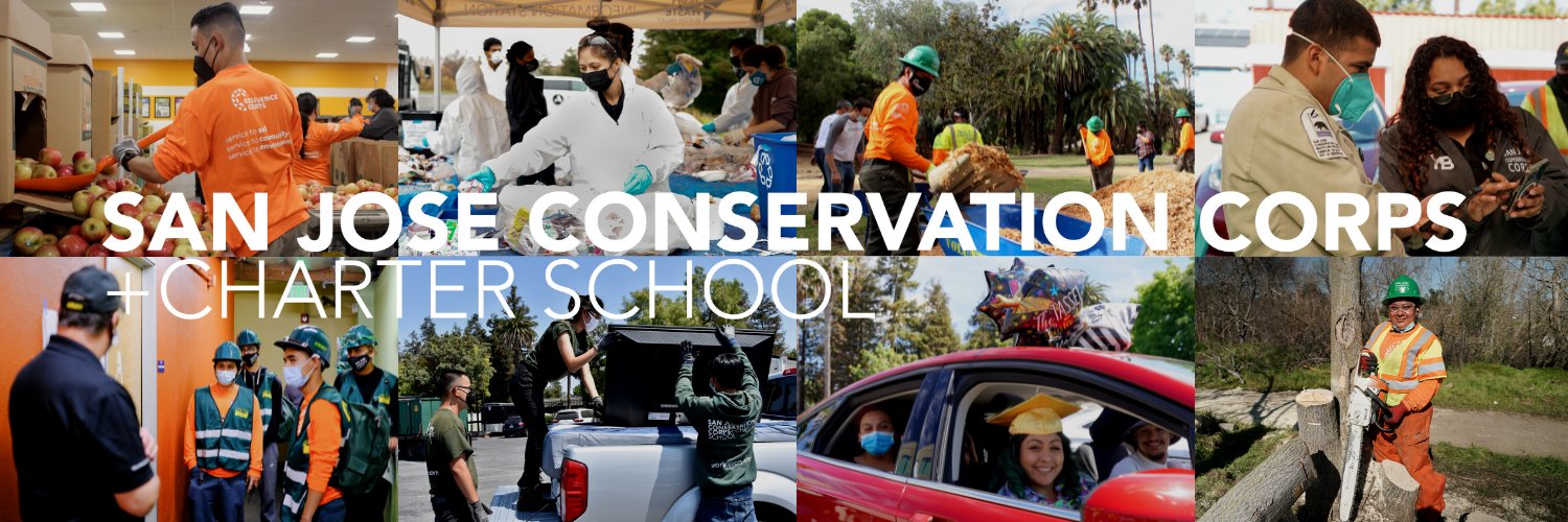San Jose Conservation Corps + Charter School banner
