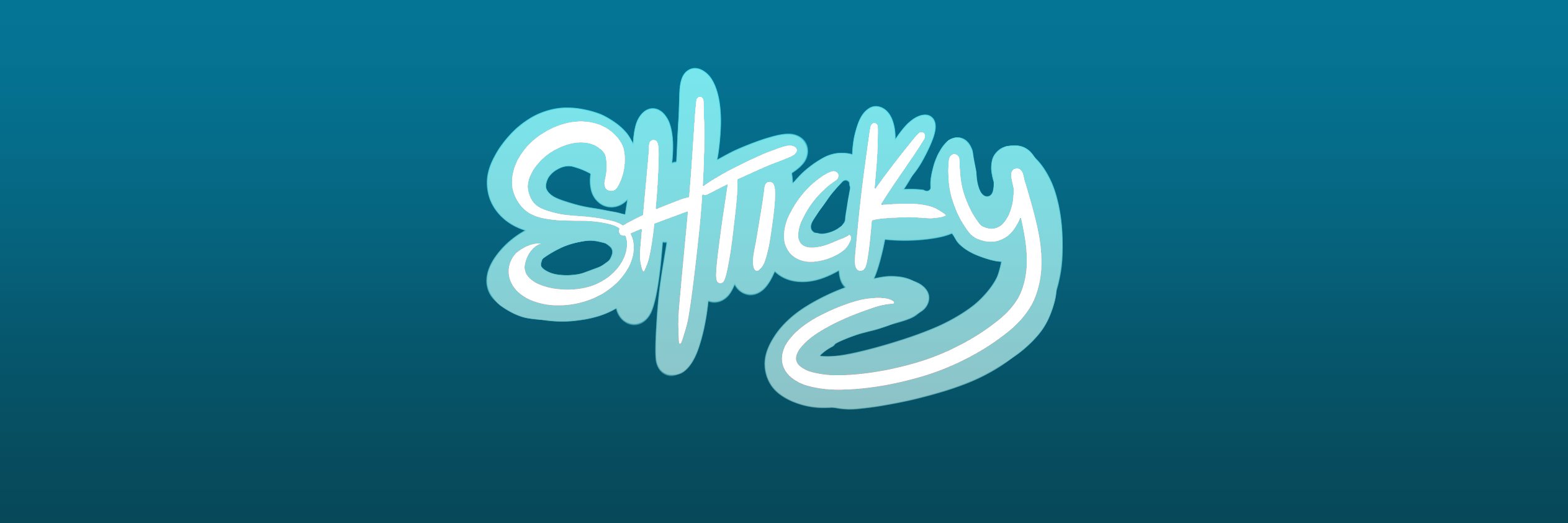 Shticky banner