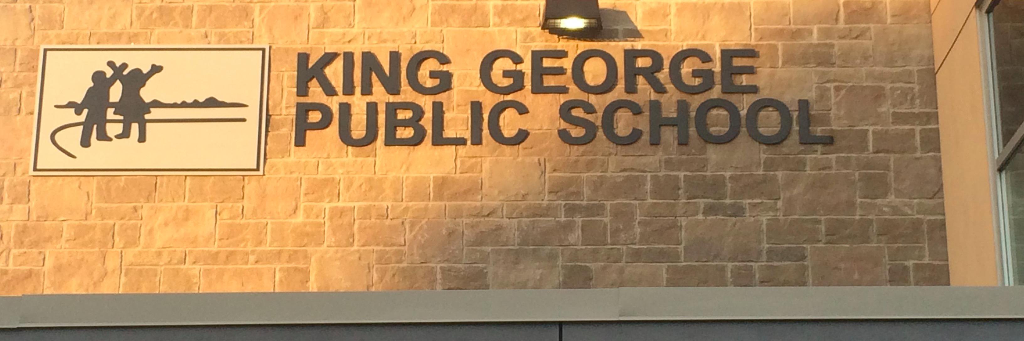 École King George PS banner