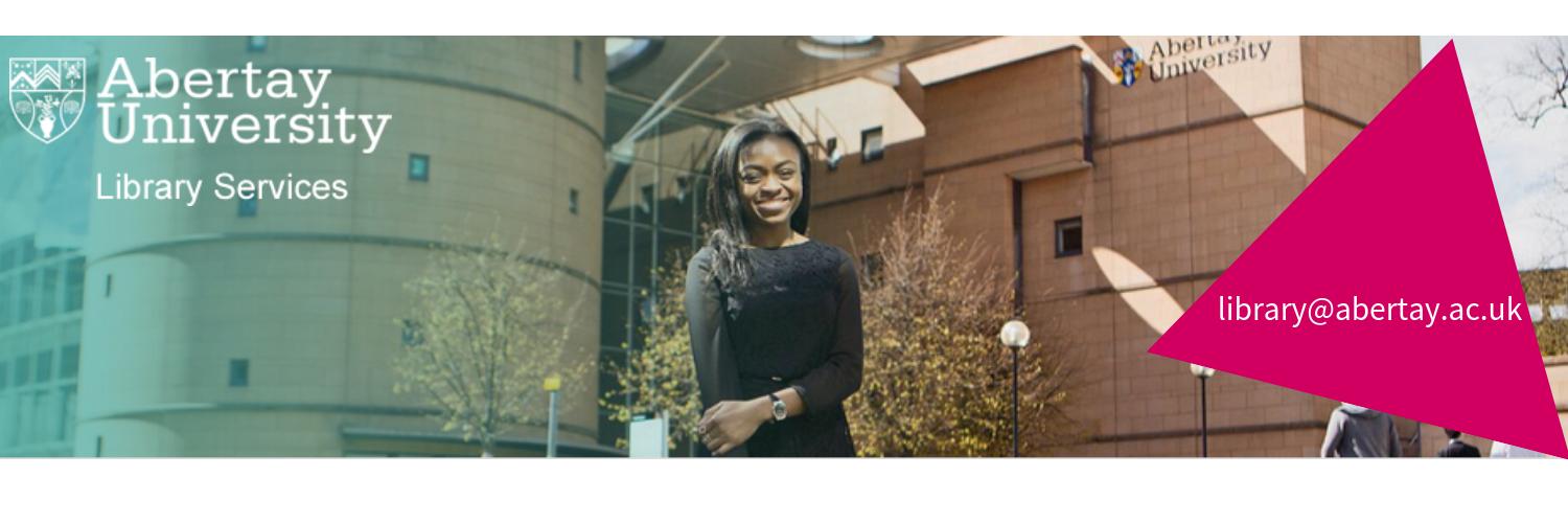 Abertay Library banner