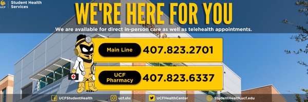 UCFHealthCenter Profile Banner