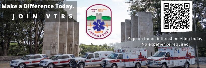 Virginia Tech Rescue Squad banner