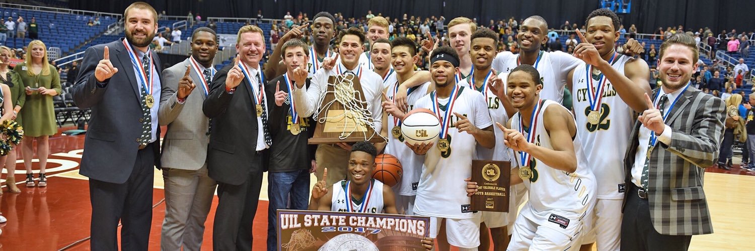 Cy Falls Basketball banner