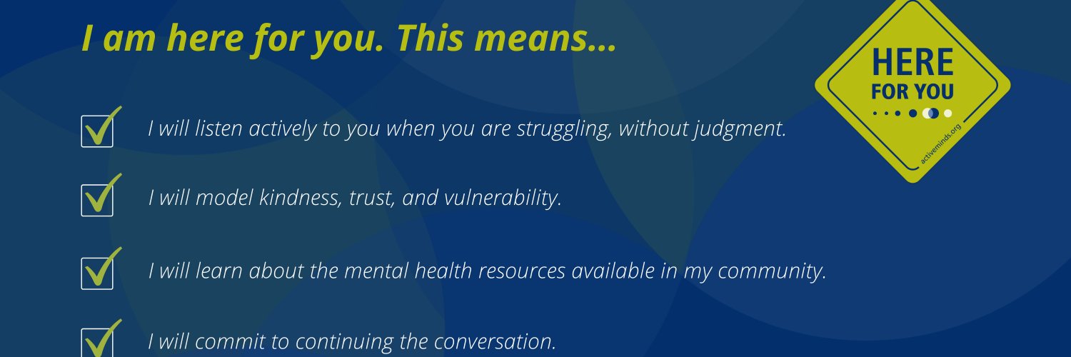 Active Minds at UNT banner