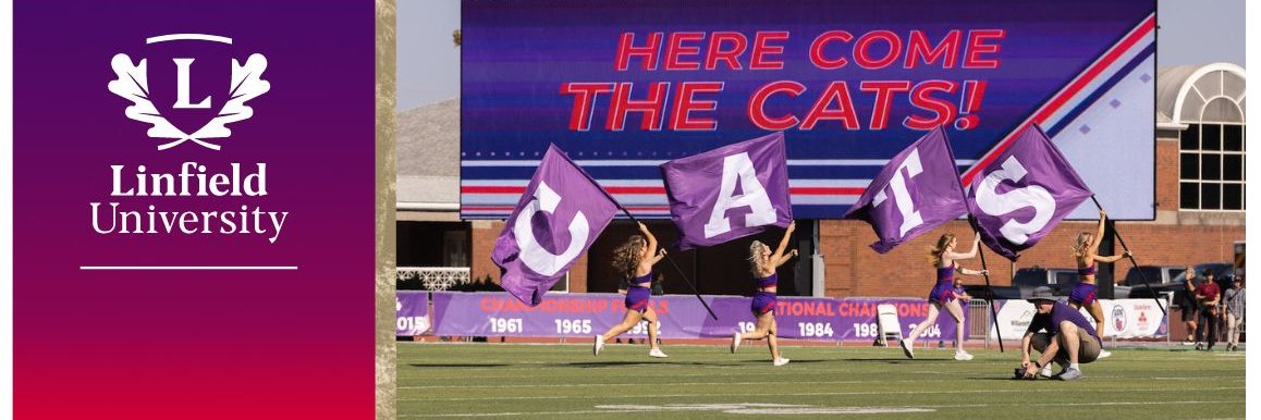 Linfield University banner