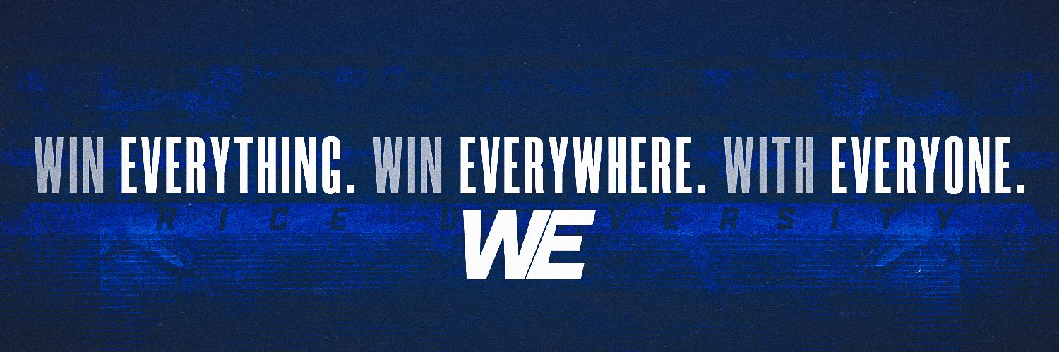Rice Football's banner