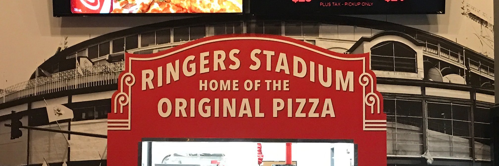 Ringers Pizza banner