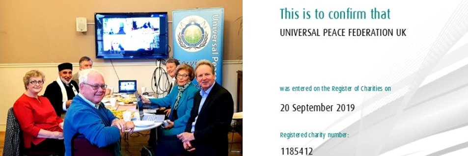 Universal Peace Federation - UK banner