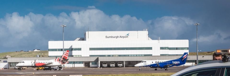 Sumburgh Airport banner