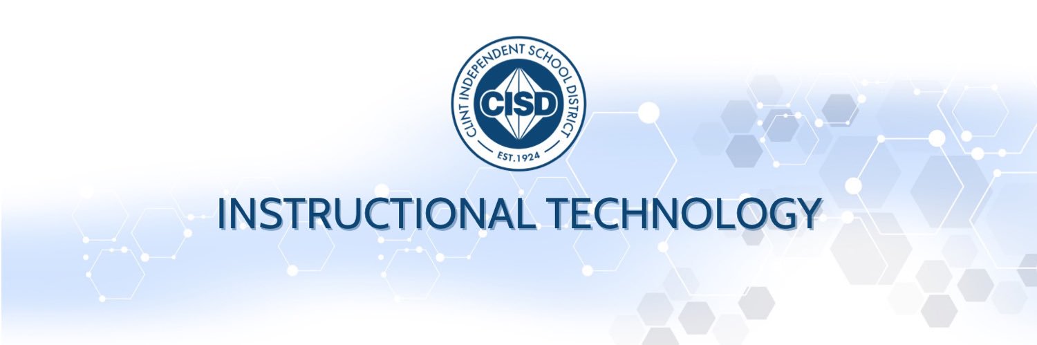 Clint Instructional Technology banner