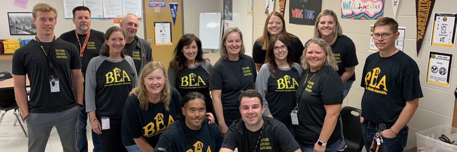 Burnsville Education Association banner