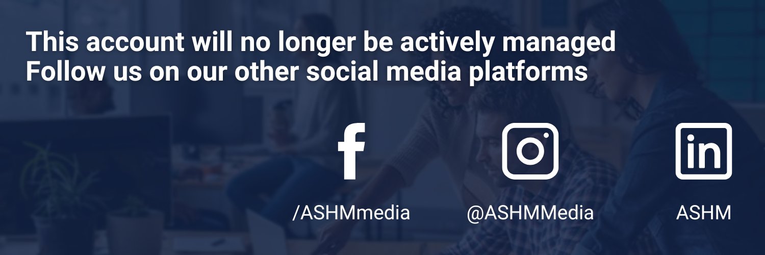 ASHM's banner