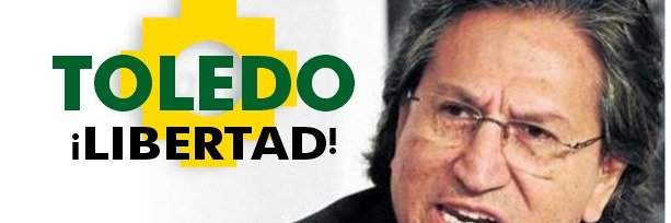 Alejandro Toledo banner