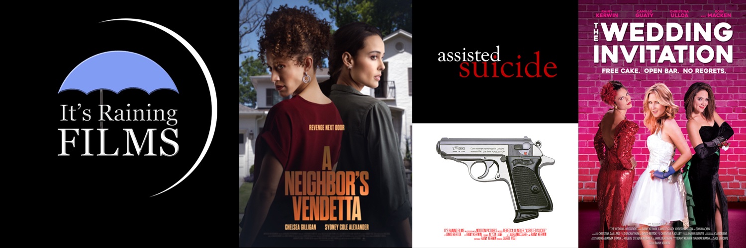 It's Raining Films banner