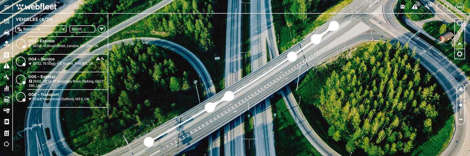 Webfleet USA banner