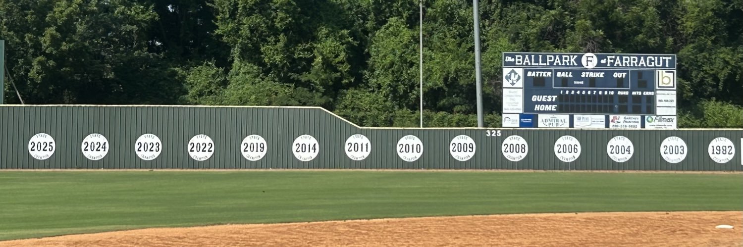 Farragut Baseball banner