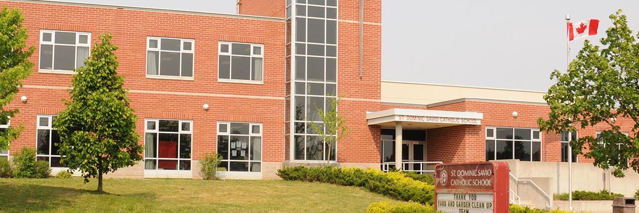 St. Dominic Savio, Home of the Dragons banner