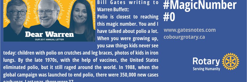 Cobourg Rotary banner