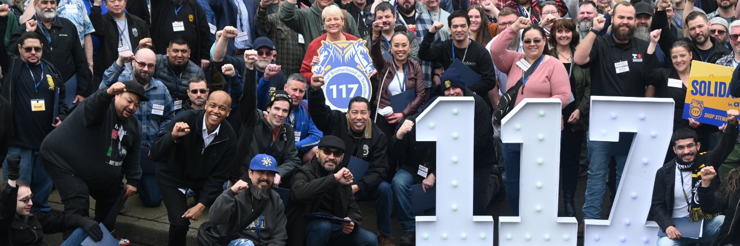 Teamsters 117 banner