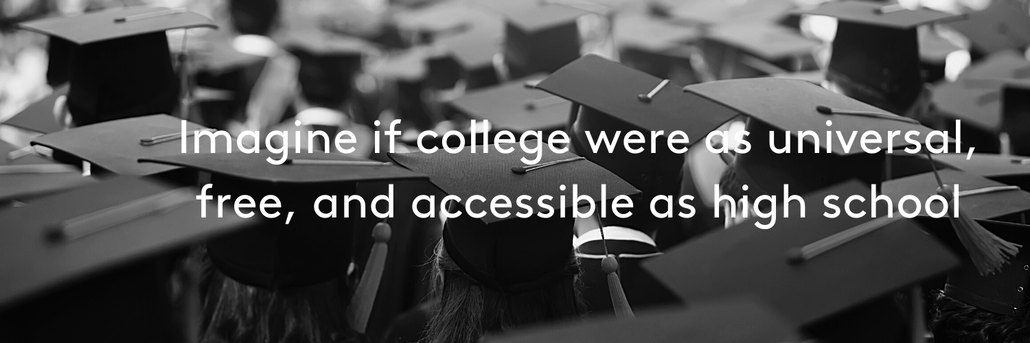 College Promise's banner