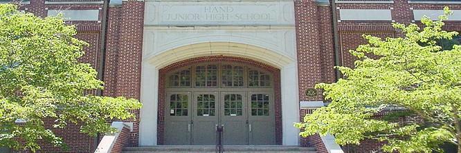 Hand Middle School banner