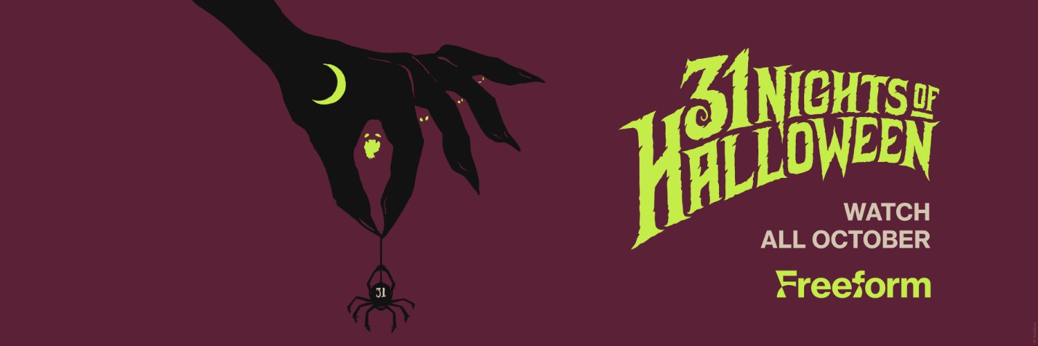 Freeform's 31 Nights of Halloween banner