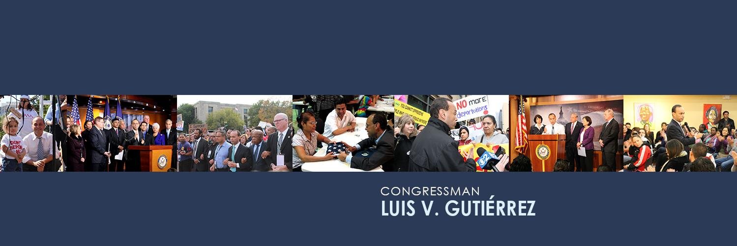 Luis V. Gutiérrez banner
