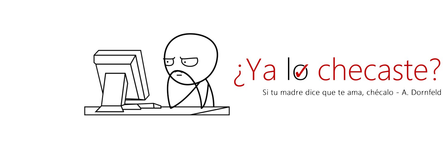 Un checador banner