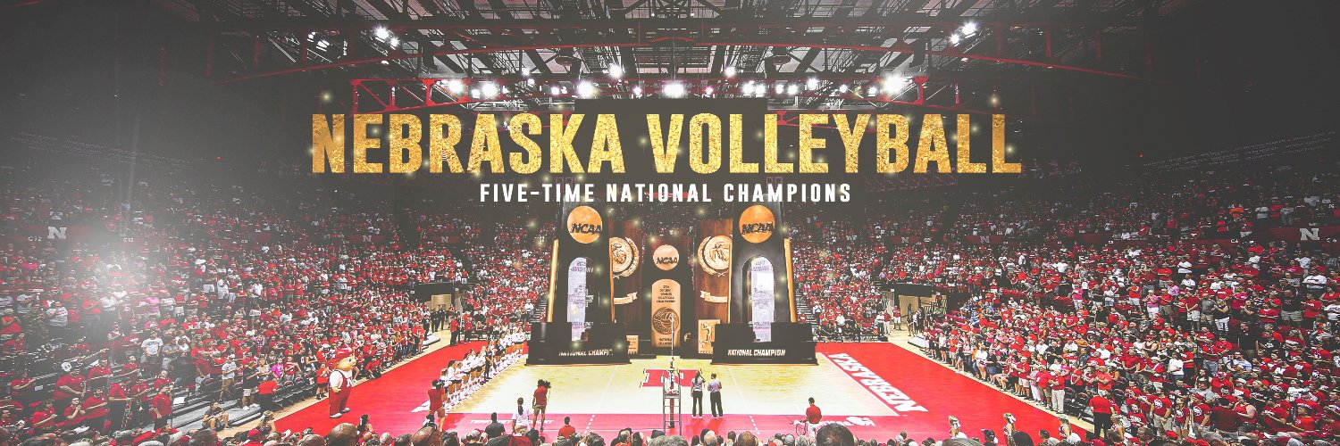 Nebraska Volleyball's banner