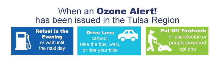 Ozone Alert banner