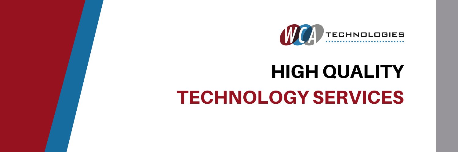 WCA Technologies banner