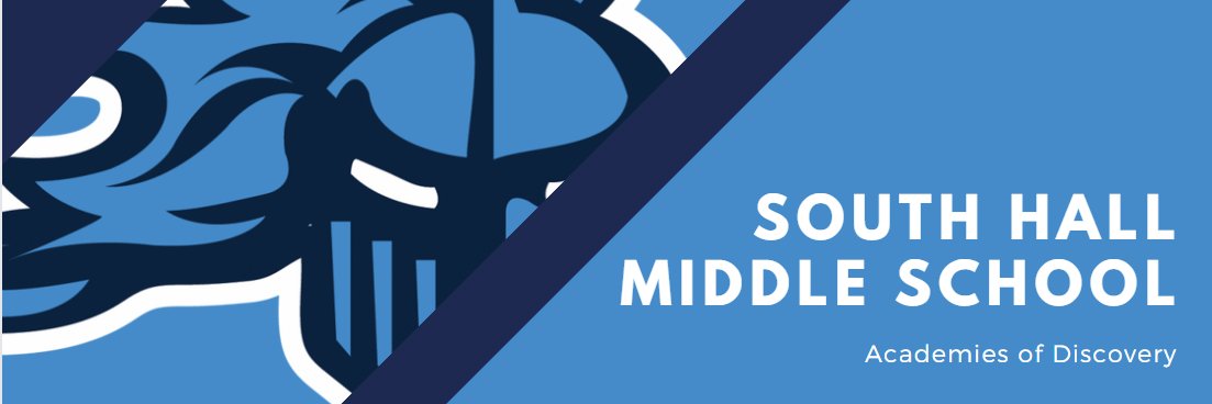 South Hall Middle School banner