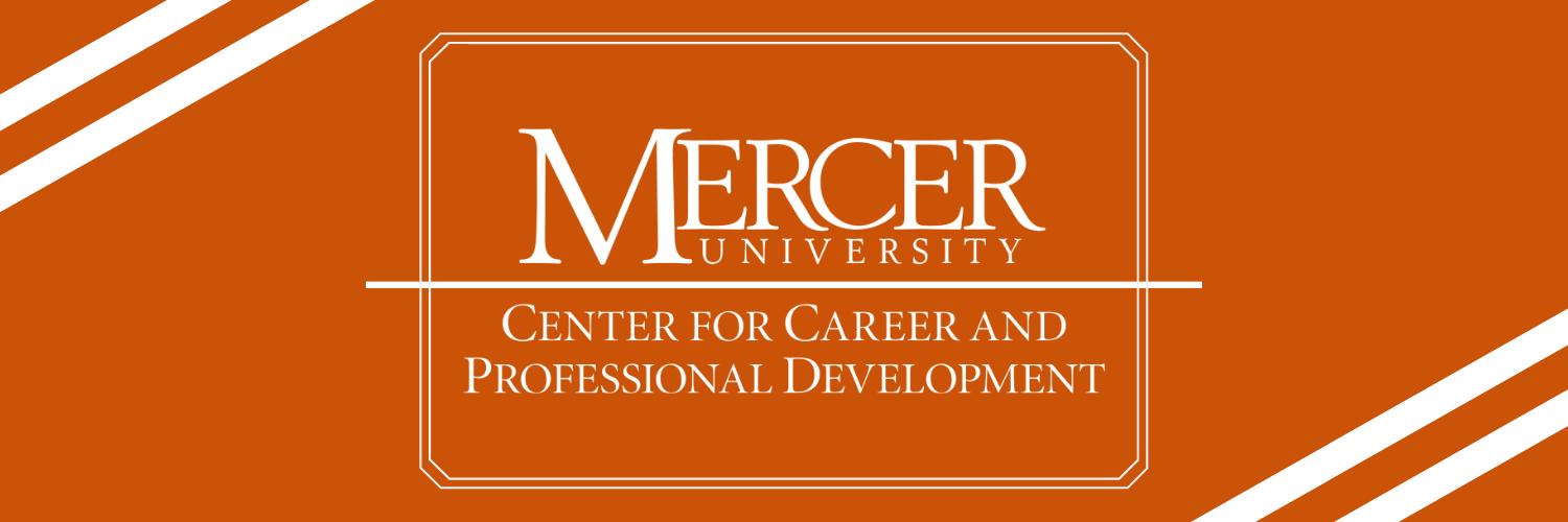 Mercer University Career Center banner