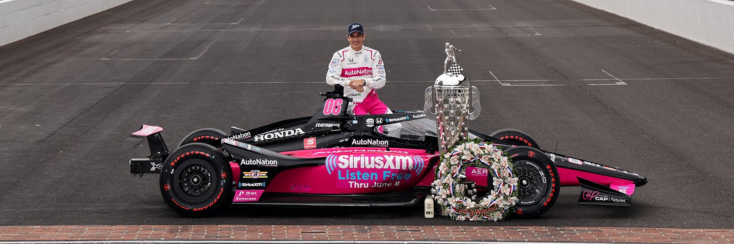 Helio Castroneves banner
