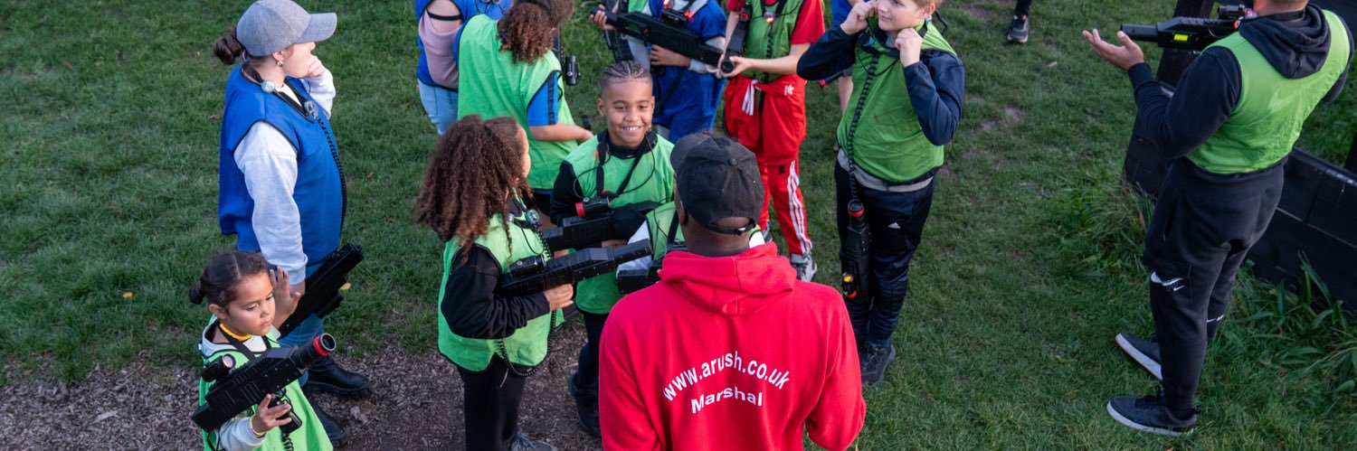 Arush Laser Tag banner
