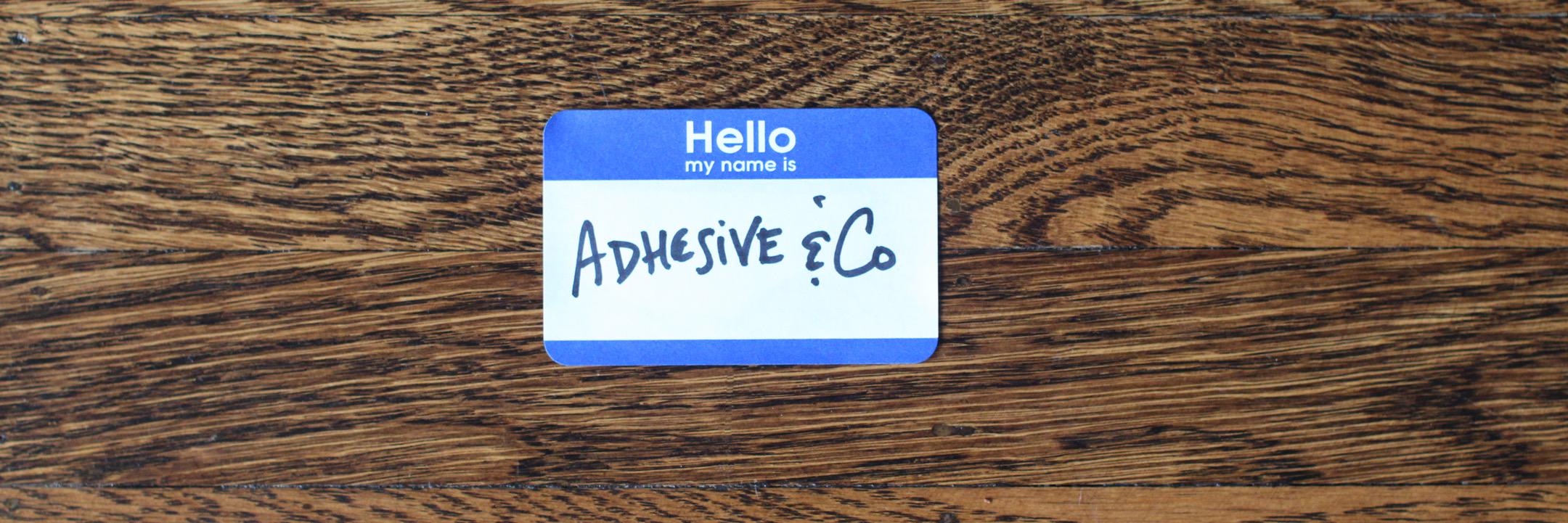 ADHESIVE&CO banner
