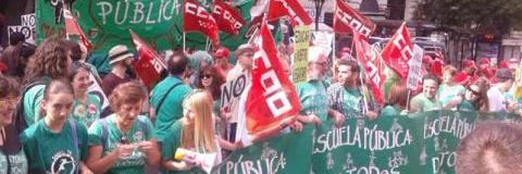 Interinos Enseñanza CCOO Madrid banner