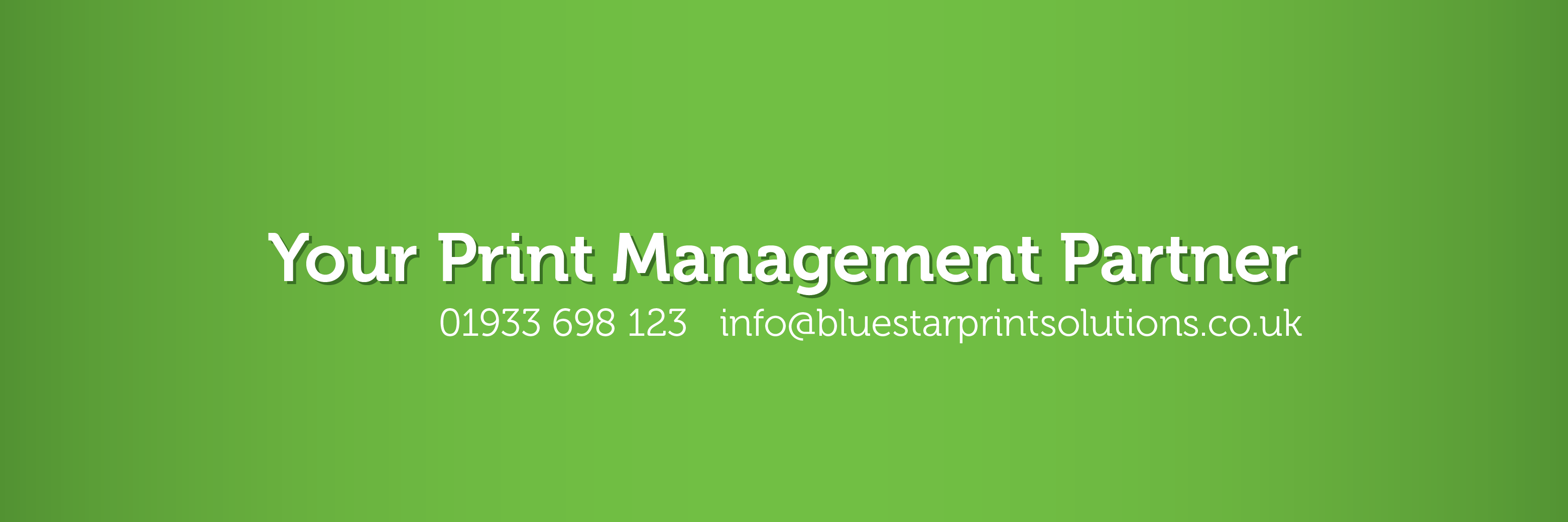 Blue Star Print Solutions banner