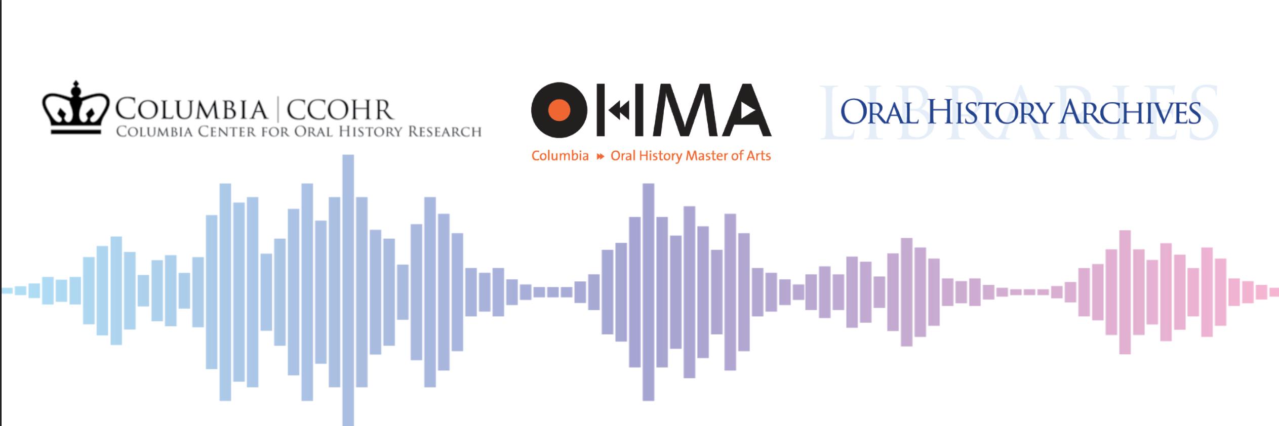 Columbia University Oral History banner