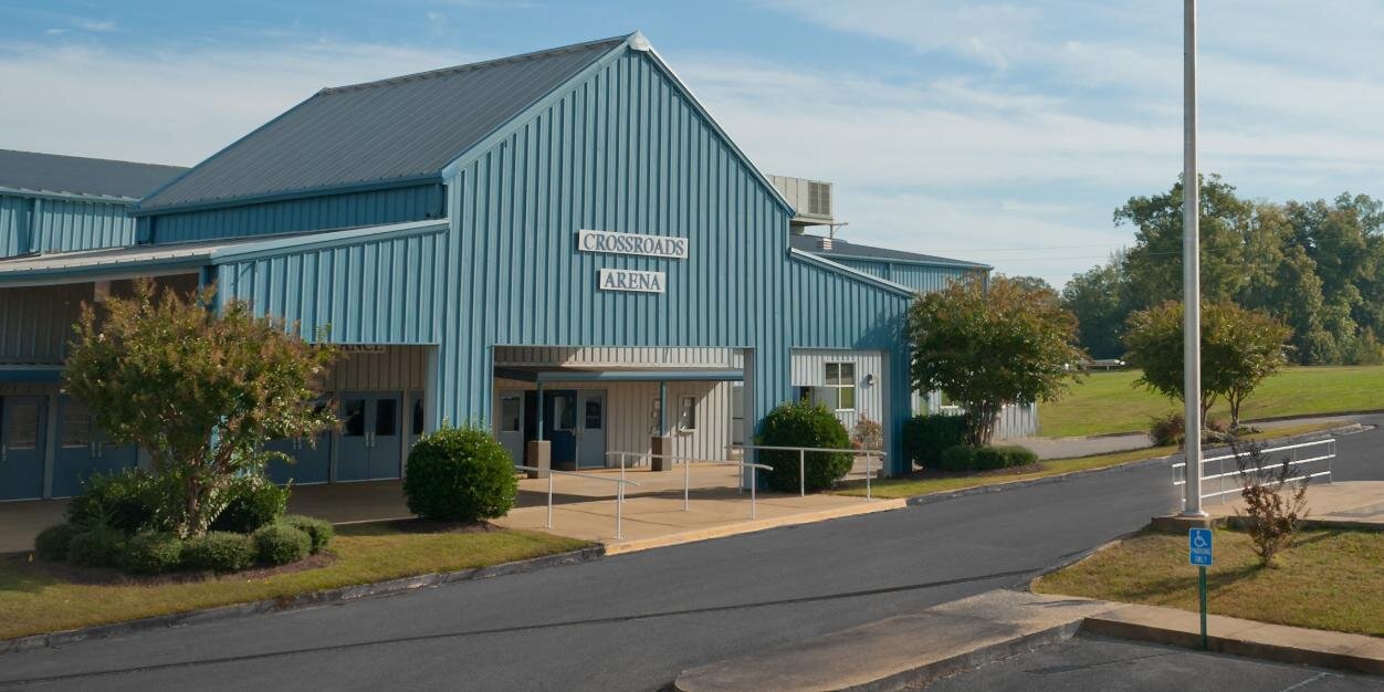 Crossroads Arena banner