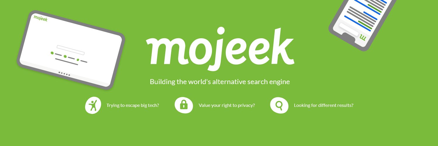 Mojeek Search Engine banner