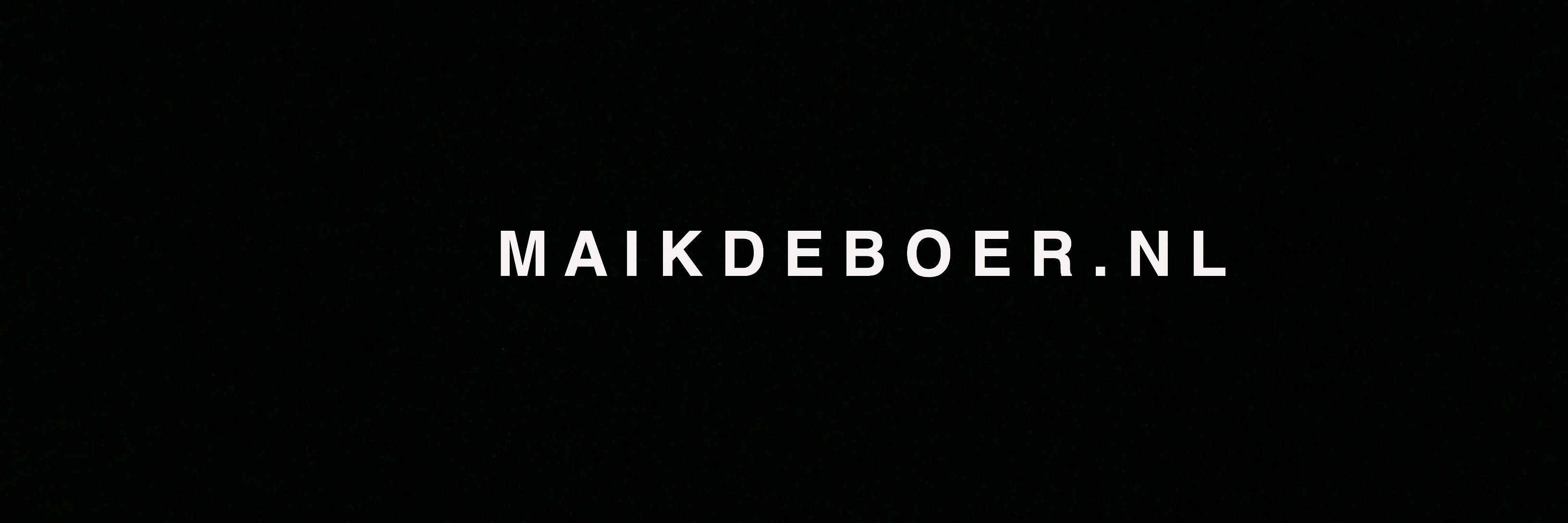 maikdeboer's profile banner image