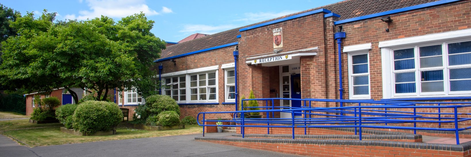 Lode Heath School banner