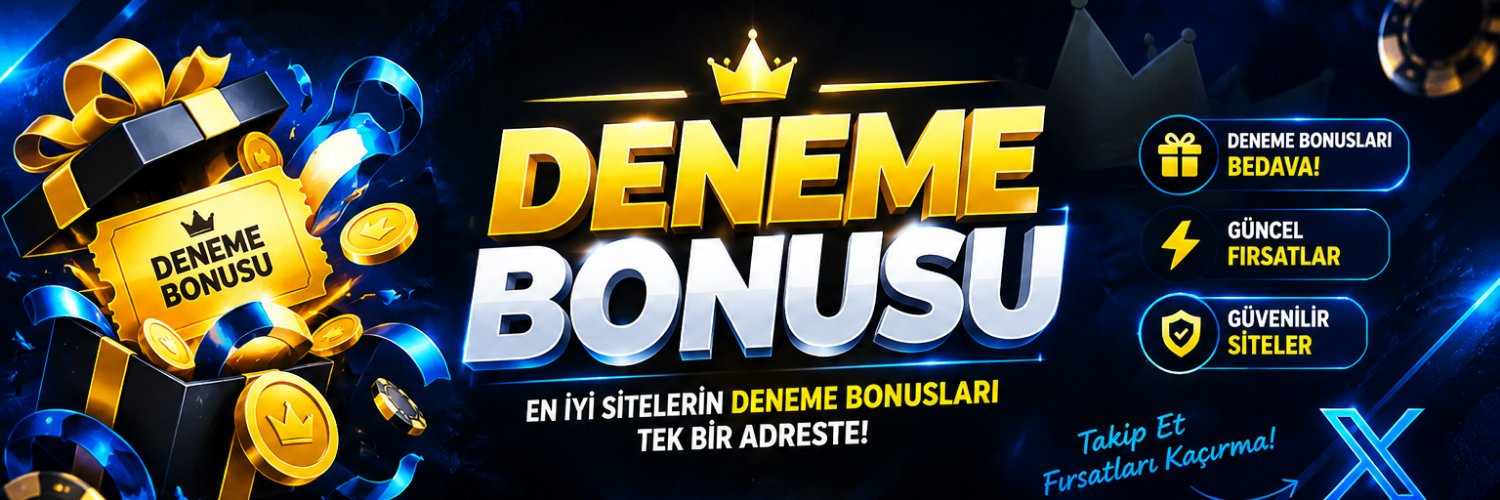 denemebonusv's profile banner image