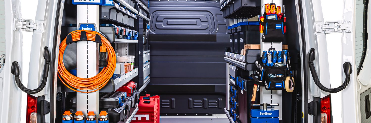 Sortimo bedrijfswageninrichting banner