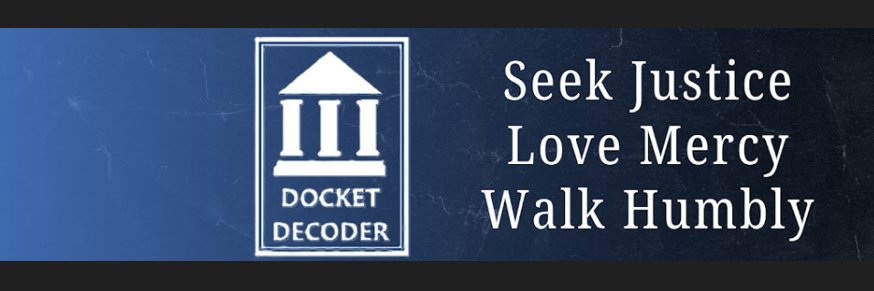 DocketDecoder's profile banner image